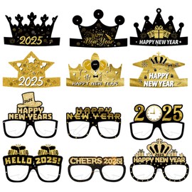 12 Pcs New Years Eve Decorations 2025, New Year's Eve Decorations, for Celebrating Parties and Adding Atmosphere to The Chinese New Year, Multi Functional and Exquisite New Year Decorations