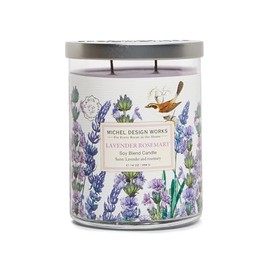 Michel Design Works Lavender Rosemary Medium Tumbler Candle, 14 Ounce