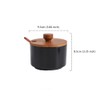 OnePine 220ml/7.74 oz Kitchen Condiment Container, Ceramic Sugar Bowl with