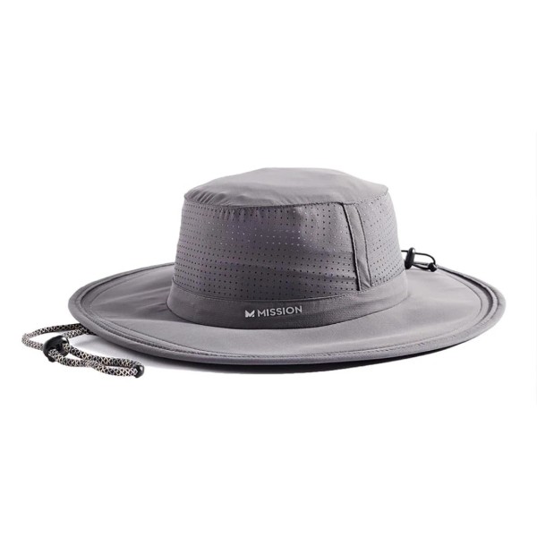 Mission Hydroactive Cooling UPF 50 Bucket Hat Charcoal NWT
