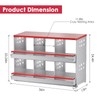 FuzzlyCo Chicken Nesting Boxes, 6 Hole Nesting Box for Chickens
