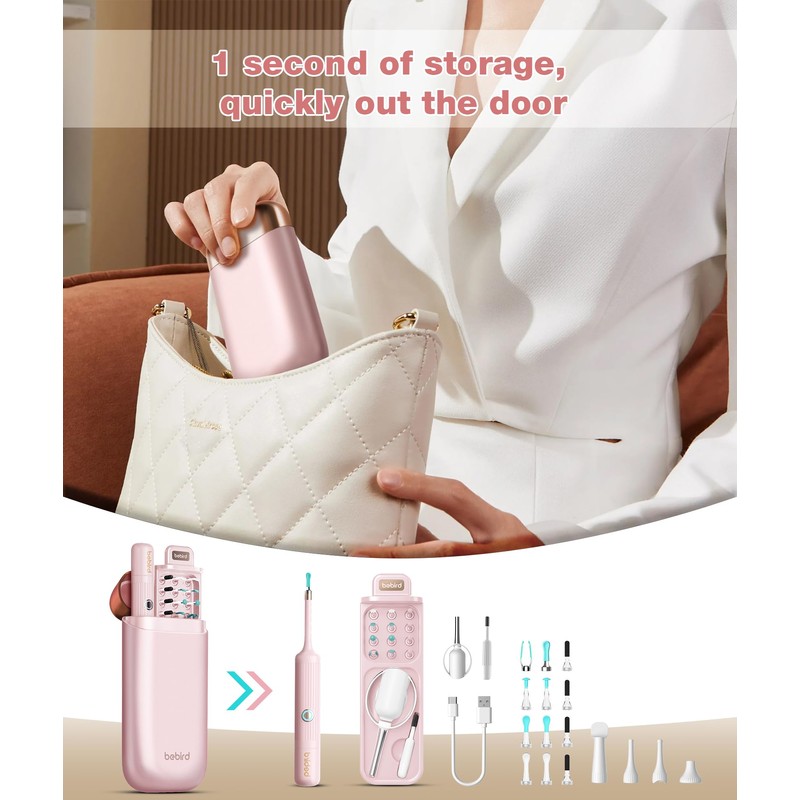 Earsight Plus Ear Wax Removal Tool (Pink)