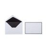 Mourning Envelopes 12 x 17.5 cm Pack of 25 White with Black Border