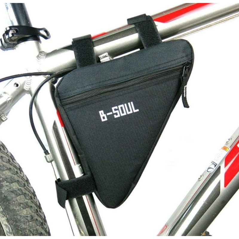 Bicycle Triangle Bag, Large Capacity, Frame Bag, Lightweight, Small Storage,