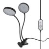 Plant Grow Light Timing 5 Dimmable Levels Waterproof Dual Head