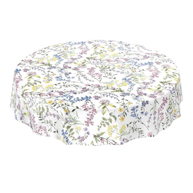 Anro Oilcloth Wax Tablecloth, Washable