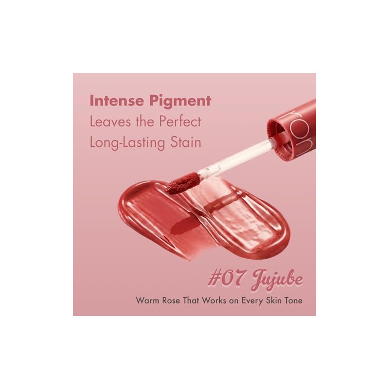 rom&nd Juicy Lasting Tint 07 JUJUBE | Long-lasting, MLBB, Clear
