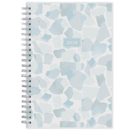 Blue Sky 2026 Weekly and Monthly Planner Calendar, January 2026 - December 2026, 5" x 8", Flexible Frosted Cover, Laminated Tabs, Durable Twin Wire Binding, Amitza