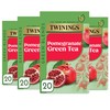 Twinings Green Tea & Pomegranate 80 Tea Bags (Multipack of