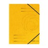Herlitz Colorspan A4 Elastic Folder - Yellow (5 Pieces)