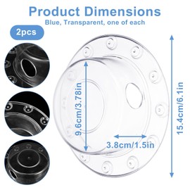 6.1 Inch Bathtub Overflow Drain Cover, Bath Tub Stopper Universal Fit