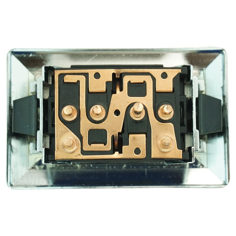 TRQ Chrome Power Window Switch Pair Set of 2 for
