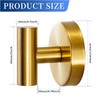 warlve Suction Cup Hooks No Drill Stainless Steel Shower Hooks
