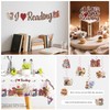 Xynic 177pcs Book Themed Party Decorations Tableware Complete Party Set,