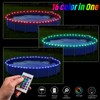 Ehaijia Remote Control LED Lights for Above Ground Pools, 15Ft