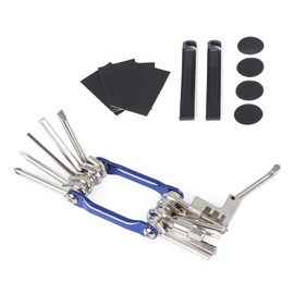Hillington Ultimate Bike Repair Multi-Tool Kit - Compact, Durable, and Portable Bicycle Repair Set with Folding Multi-Tool, Tyre Levers, and Puncture Repair Kit