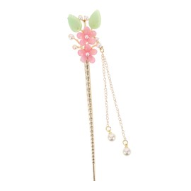 Ipetboom Hanfu Hairpin Chinese Hair Stick Bride Hair Clip Japanese Chopsticks Flower Tassel Hair Forks Ancient Flower Hair Stick Hair Chopsticks Hanfu Headpiece Pearl China Women's Girl
