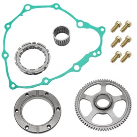 Starter Starting Clutch One Way Gear Bearing Gasket for Honda TRX400EX TRX400X 1999-2014, OEM# 28110-HN1-000 28110-HN1-A70 28125-HN1-003