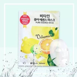 에바네이쳐 1일1팩 비타민 모공팩 마스크팩x10팩 수분팩 시트팩 마스크팩 얼굴팩 Evaneiture Daily Vitamin Pore Pack Mask x10 Packs Hydrating Sheet Mask Face Pack