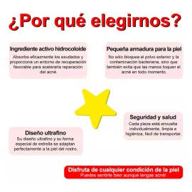 240pzs Mascarillas Estrella Para El Acne Espinillas Granos—Iynskinix®