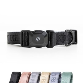 2025 New Edition, Fei and Eve Dog Collar with Magnetic Buckle for Small Medium Large Dogs, Adjustable Sizes, Black S