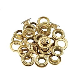 Ichinen Access Tool Division, Ichinen Access FAMILY TOOL Grommets, Double Sided Grommets, #28/12mm, 64-19B, 60141, Brass, 20 Pairs