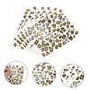 TOVINANNA Body Temporary Stickers 6 Sheets of Leopard Transfer for