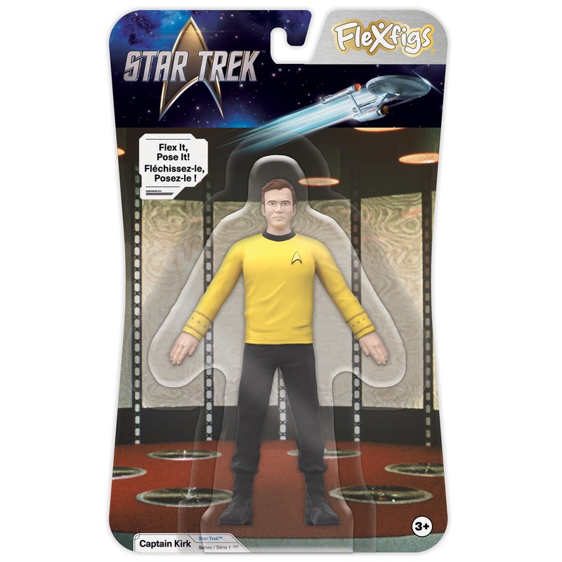 TCG Toys FleXfigs: Captain Kirk & Captain Picard - 2