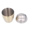Desktop Small Trash Can Multipurpose 304 Stainless Steel Mini Trash