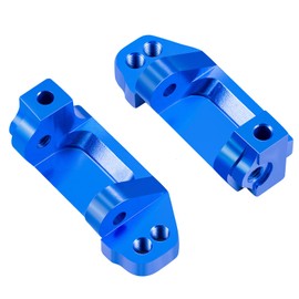 WEFEINO Metal Caster Blocks C-Hubs Steering Blocks Knuckles Upgrade Parts for Tra-xxas 1/10 Slash 2WD RC Car (Caster C-Hubs)