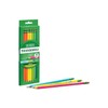 Ticonderoga 13810 Pre-Sharpened Pencil, HB, 2, Assorted Color Barrels, 10/Set