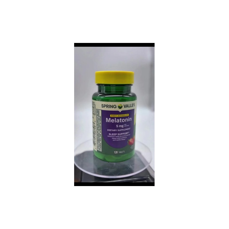 Melatonina 5mg 120cp Ayuda Dormir Suplemento Mejora Descanso Sabor Neutro
