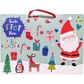 Make Your Own Santa Stop Here Sign - Christmas Craft Kit