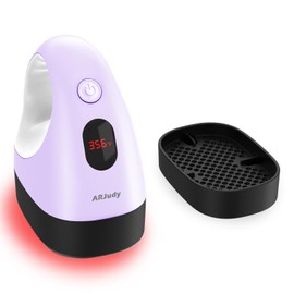 Mini Heat Press Machine, Mini Heat Transfer Iron, 3 Settings Levels & Visible Temp, Portable Press Easy for Crafts, T-Shirt, Hats, Shoes, Bags, Cap and Small Vinyl Projects(Purple)