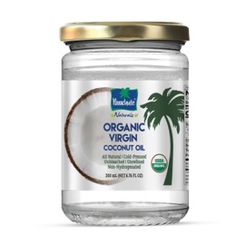 Parachute Naturalz Aceite De Coco Virgen | Aceite De Cocina 100% Orgánico, Aceite Para El Cabello Y Aceite Para La Piel | Prensado En Frío | Certificado Usda |6.8 Fl. Oz.