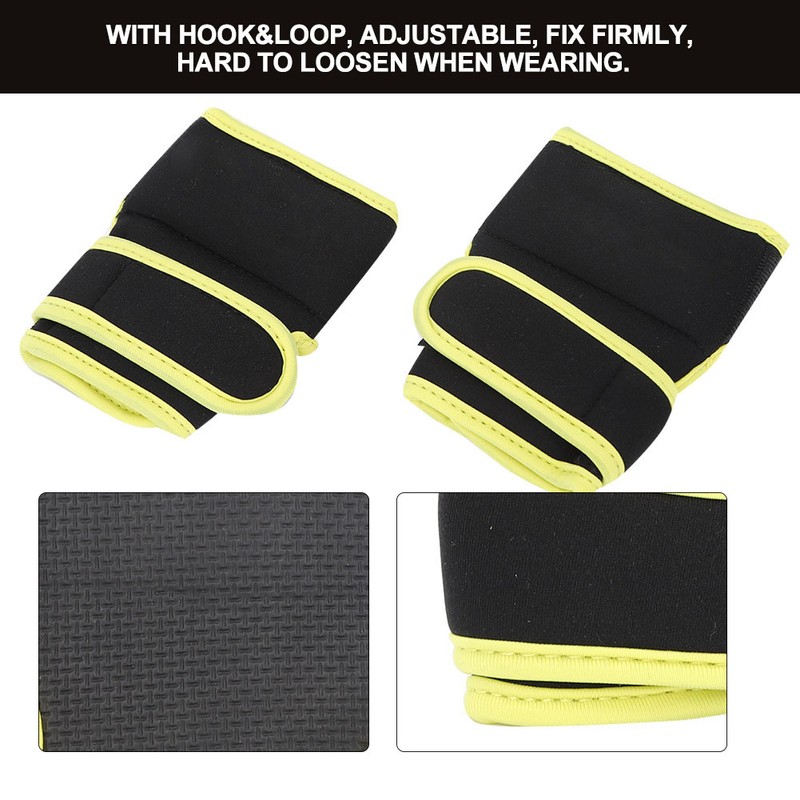 Sport Unisex Half Finger Weighted Gloves Sandbag Wrist Guard Equipment