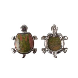 JOYA GIFT Silver Plated Sea Turtle Necklace Tortoise Chain Necklaces Pendant Women Beach Jewelry