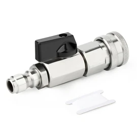 GASHER Washer High Pressure Ball Valve Kit, 3/8" Quick Connect Ball Valve for Power Washer Hose