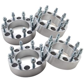 DCVAMOUS 4PC 8x6.5 to 8x170 Wheel Adapters 1.5 Inch with 9/16"-18 Studs Compatible with Dodge 8 Lug for 1994-2010 R-A-M 2500 3500 | 1975-1998 F250 F350(With 9/16" Lugs) | 1975-1986 C20 C30 K20 K30 J20