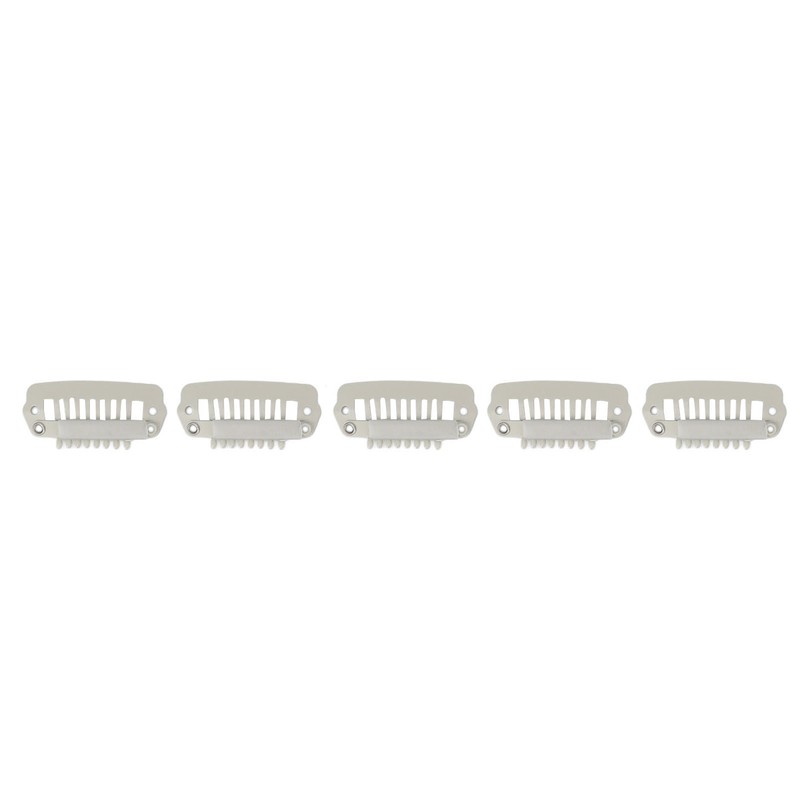 50pcs Hair Extension Clips Set Stainless Steel DIY 8 Teeth