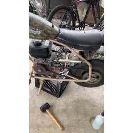 JMCHstore Mini bike exhaust header Pipe for Predartor 212 Engine Coleman Baja Axis Sliver