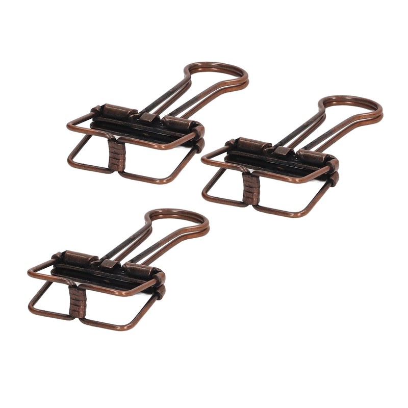 80Pcs Hollow Binder Clips 0.7in Sturdy Metal Hollow Out Strong