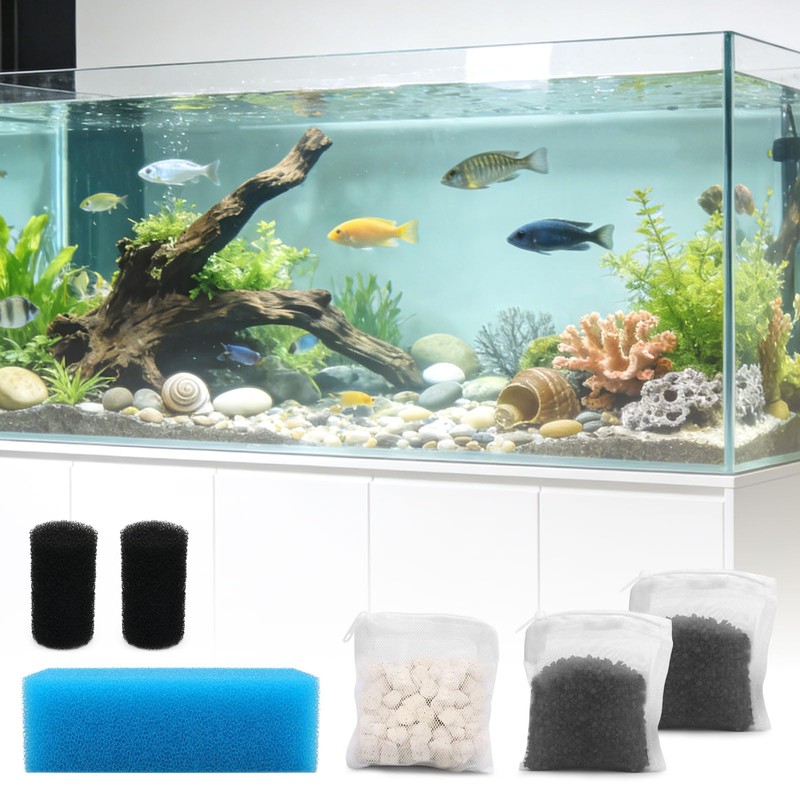 Big Peng AC50 Aquarium Filter Media Maintenance Kit Compatible with