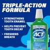 ACT Restoring Zero Alcohol Fluoride Mouthwash 33.8 fl. oz. Strengthens