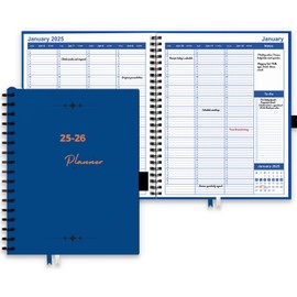 Hourly Planner 2025-2026 by StriveZen, January 2025 - July 2026, Weekly Appointment Book, Daily Scheduling Calendar, Medical, Business, 15 minutes, Pockets, Large, HARDCOVER, 8.5x11