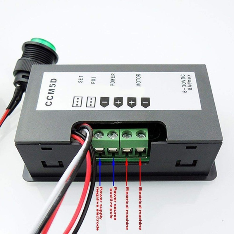 DollaTek Digital Display Led 6V 12V 24V PWM DC Motor