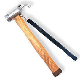 Lagurus Peg Hammer, Tent, Peg Hammer, Wooden Grip, Camping, Outdoors, Set Up Tools, Safety (Japanese Manufacturer)
