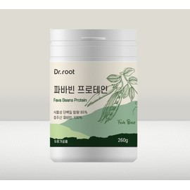 1 260g container of 100% fava bean soy protein powder / 100% 파바빈 콩 단백질 분말 260g 1통