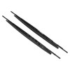 Pair Windshield Wiper Blades Quiet Weatherproof 61610442837 Replacement for E65