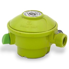 Générique Pressure Regulator Propane (Green) 37 mbar, Diameter 20 (G52) Primagaz/Antargas Twiny/Elfi/Malice Barbecue/Gas Stove/Camping Car/Deserbeur/Burner/Gas
